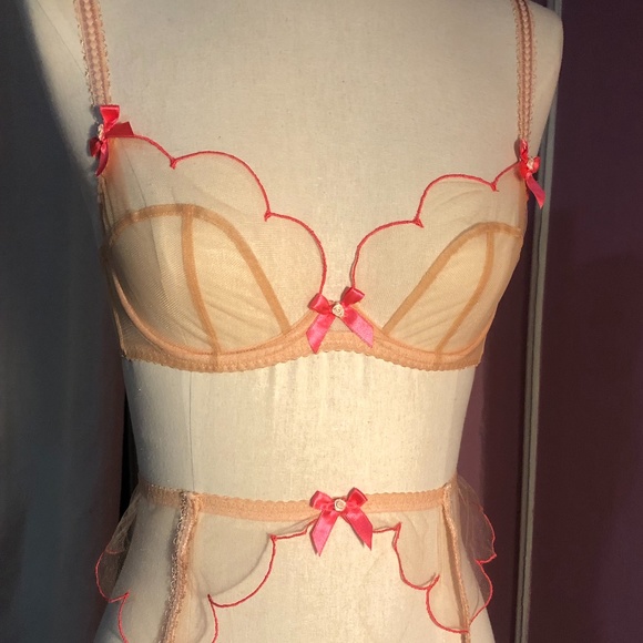 NWT Agent Provocateur LORNA 3 pcs nude/pink set - Picture 11 of 15